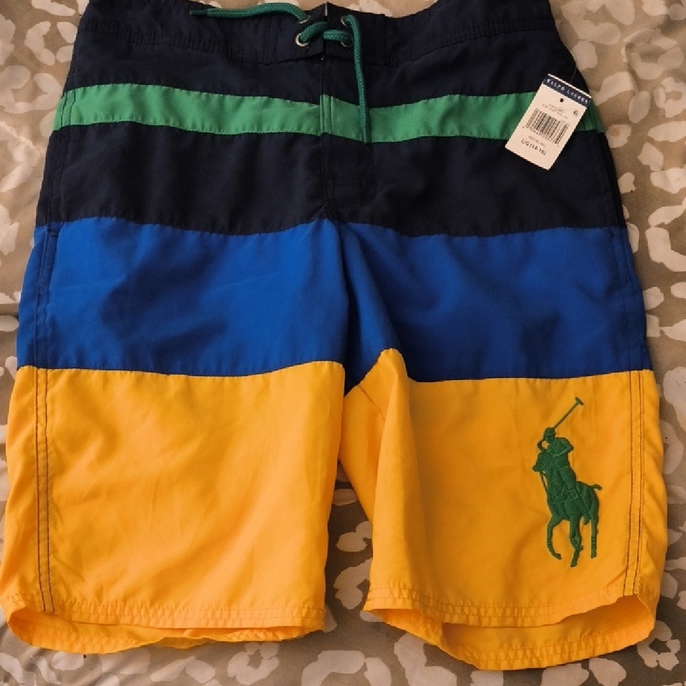Polo by Ralph Lauren Men's Multicolor Striped Shorts